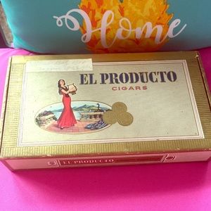 Vintage Cigar box El Producto 1969